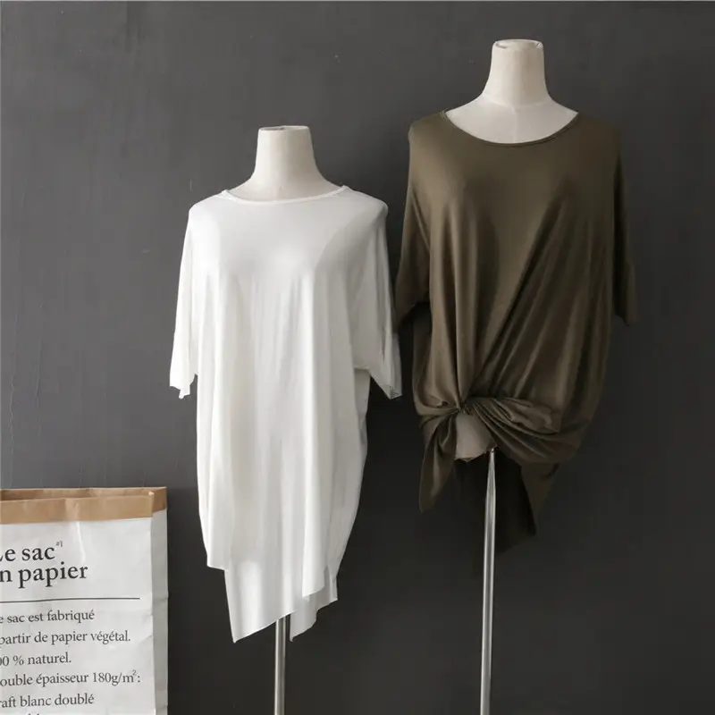 Women Black Draping T-Shirt Set 2025 - Image 15