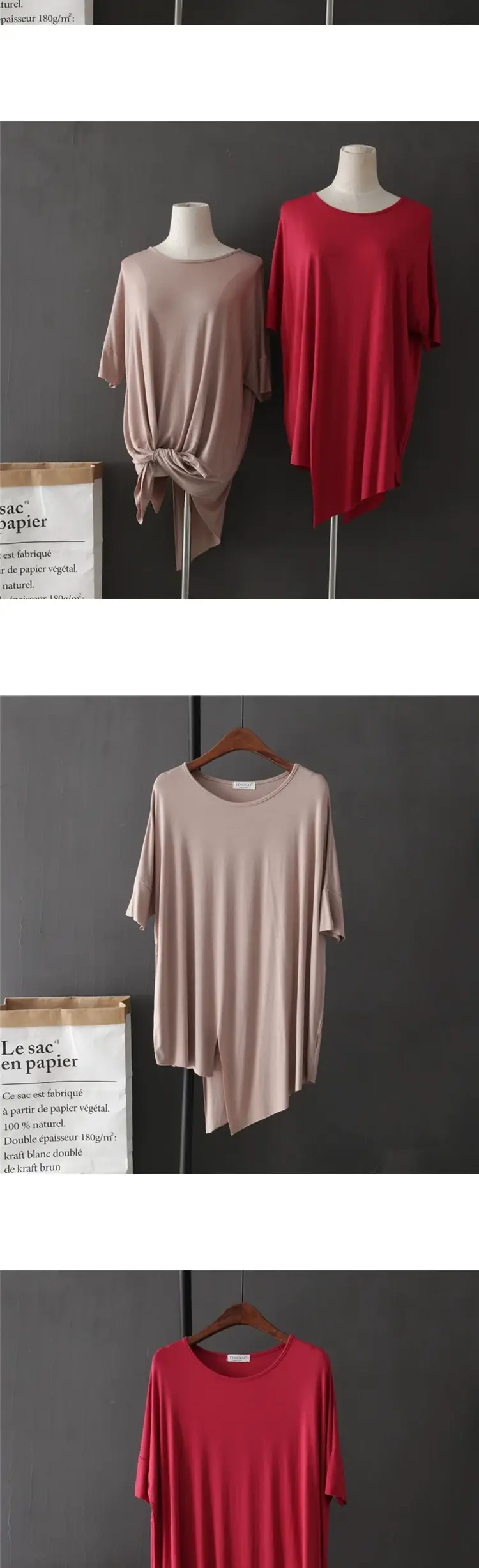 Women Black Draping T-Shirt Set 2025 — feature 9