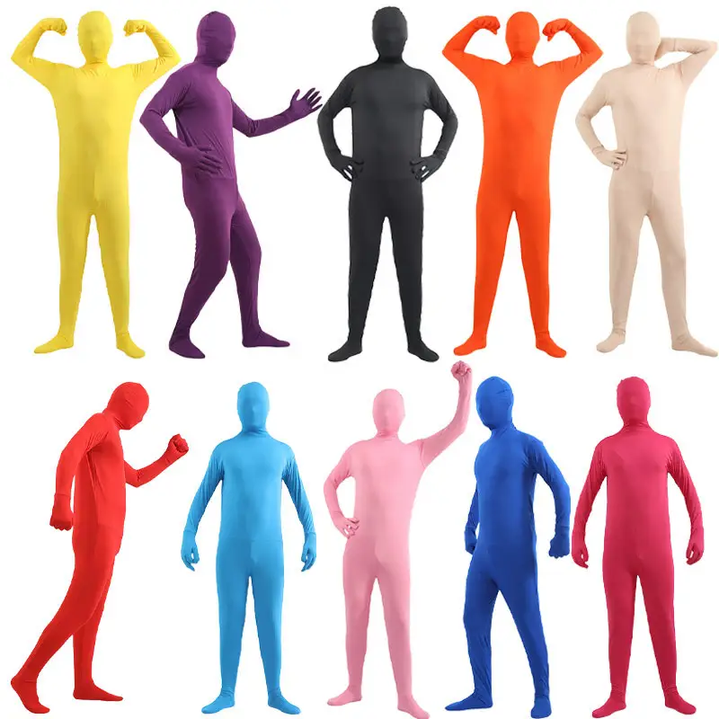 Halloween Adult Male Invisible One Piece Black - Image 14
