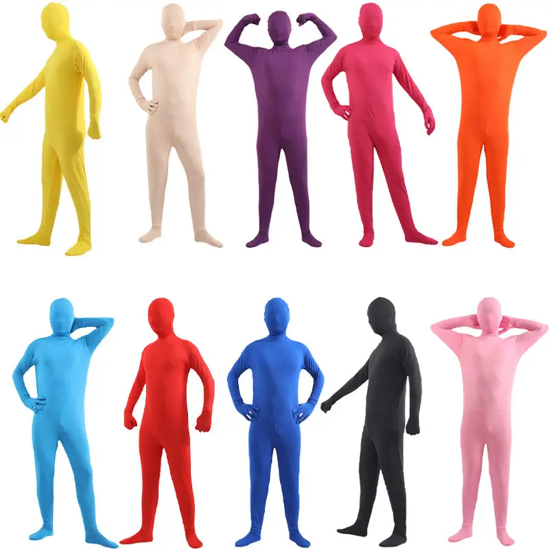 Halloween Adult Male Invisible One Piece Black - Image 16