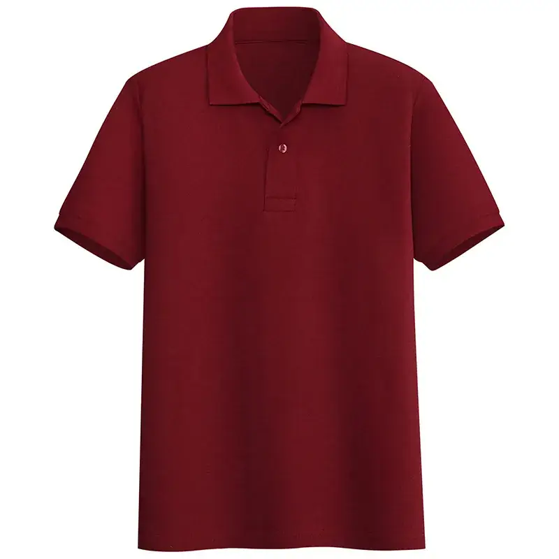 Men Blue Cotton Polo Shirt with Brand Tag - Image 18
