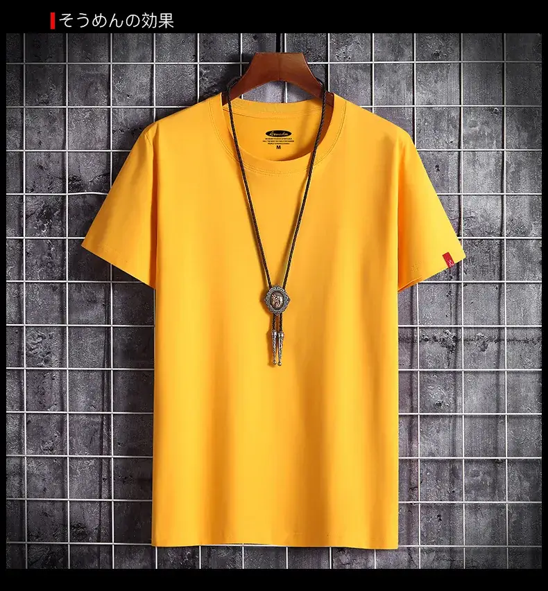 Men Grey Graphic T-Shirt Loose Fit Korean Style — feature 10