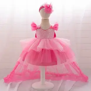 Blue Crossbody Embroidered Princess Dress for Girls — feature 6