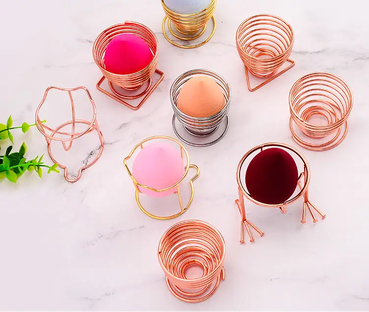 Copper Coil Egg Holder for Makeup & Storage — feature 16