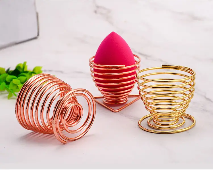 Copper Coil Egg Holder for Makeup & Storage — feature 26