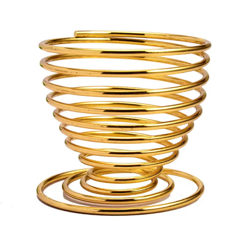 Copper Coil Egg Holder for Makeup & Storage - Image 6