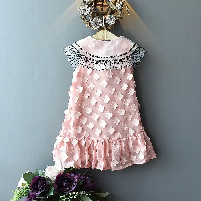 White Lace Princess Skirt Dress for Girls Summer - Image 6