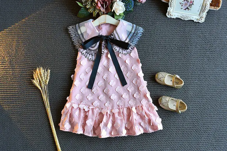 White Lace Princess Skirt Dress for Girls Summer — feature 13