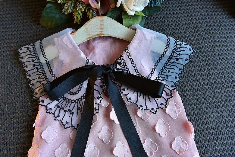 White Lace Princess Skirt Dress for Girls Summer — feature 14