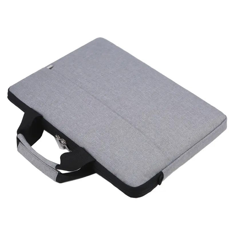 14-inch Laptop Bag Black Ultra-Thin Business Shoulder Bag - Image 9