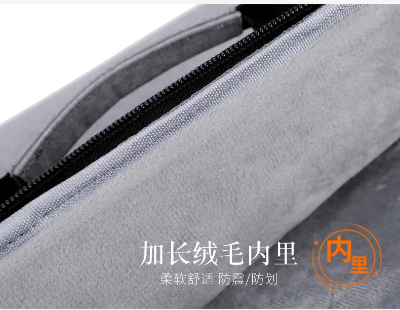 14-inch Laptop Bag Black Ultra-Thin Business Shoulder Bag — feature 11