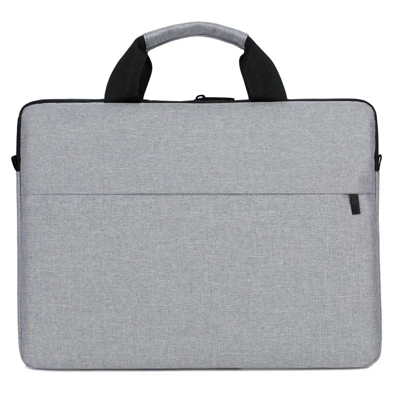 14-inch Laptop Bag Black Ultra-Thin Business Shoulder Bag - Image 2