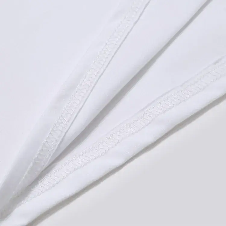 White Loose Cotton T-Shirt for Men Women Kids - Image 4
