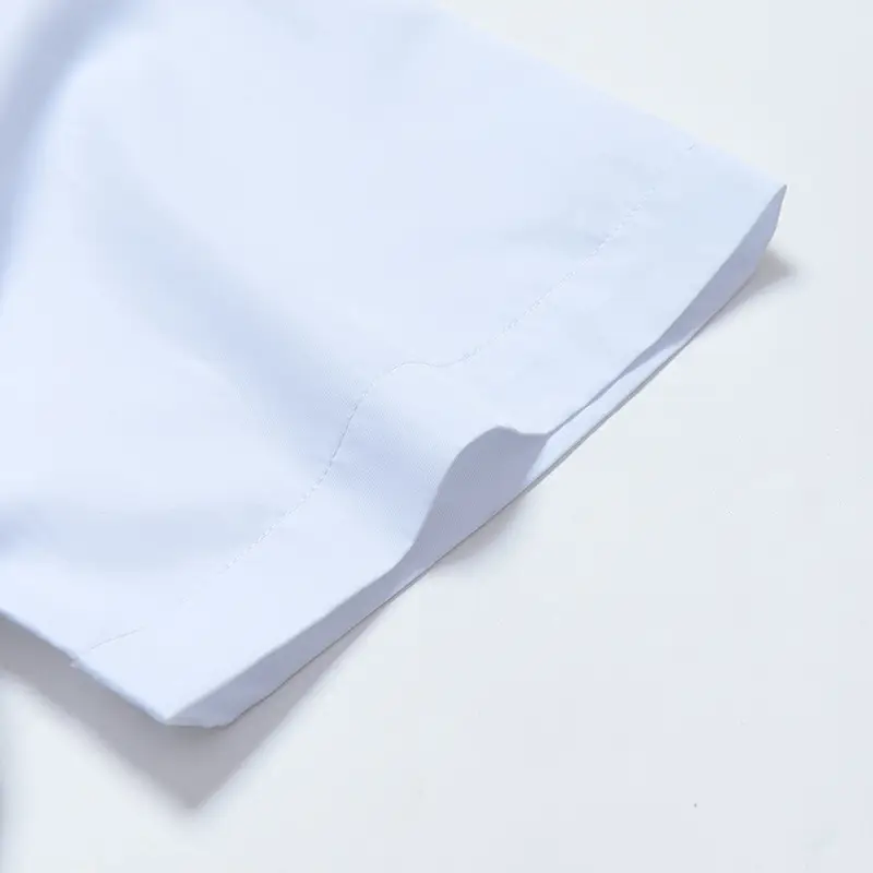 New Men's Light Blue Buckle Collar Shirt - Image 8