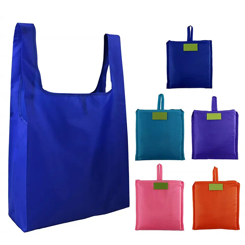 Folding Portable Shopping Bag Waterproof Storage Oxford Cloth Bag