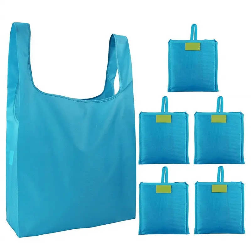 Folding Portable Shopping Bag Waterproof Storage Oxford Cloth Bag