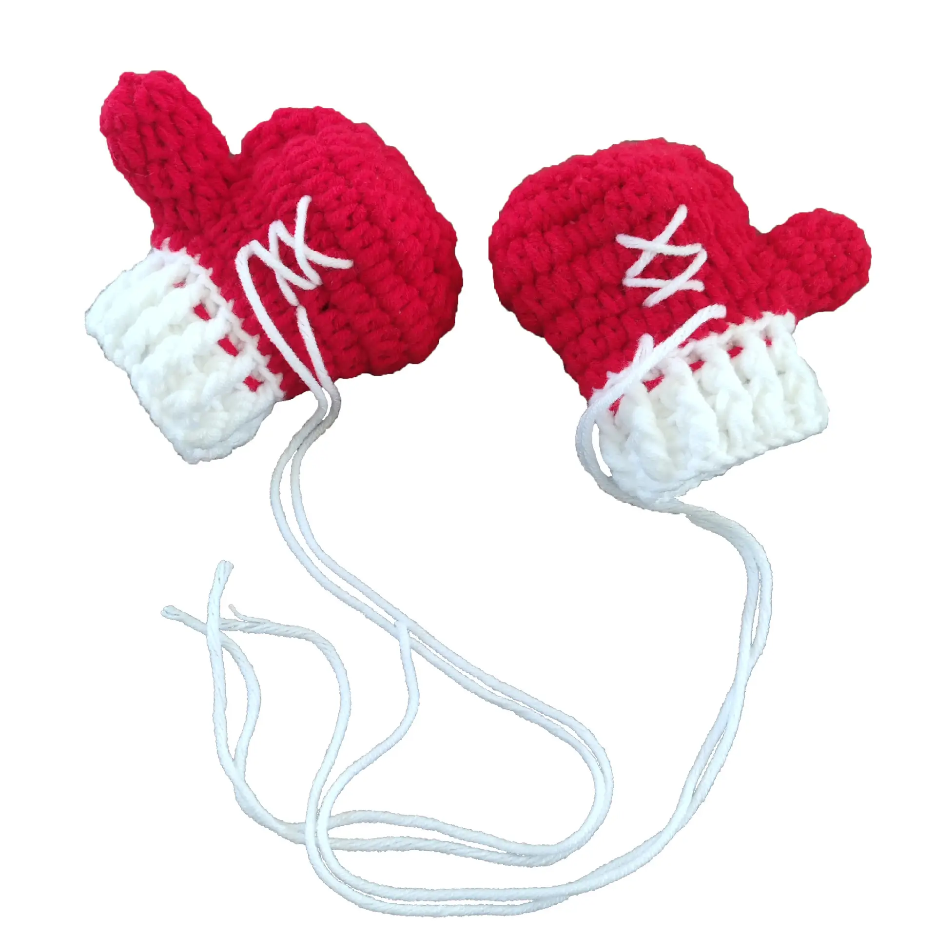 Red Handmade Photo Props for Newborn Photography Suit - Image 6