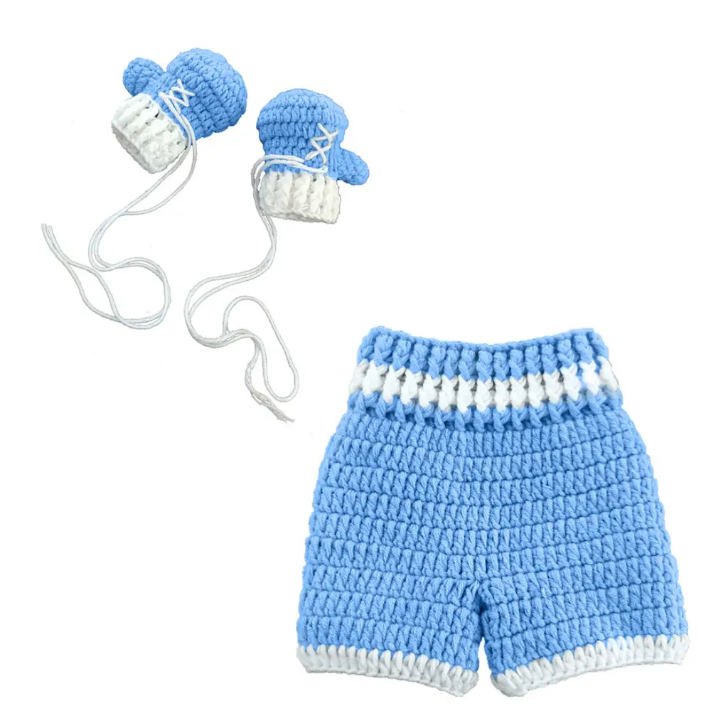 Red Handmade Photo Props for Newborn Photography Suit - Image 2