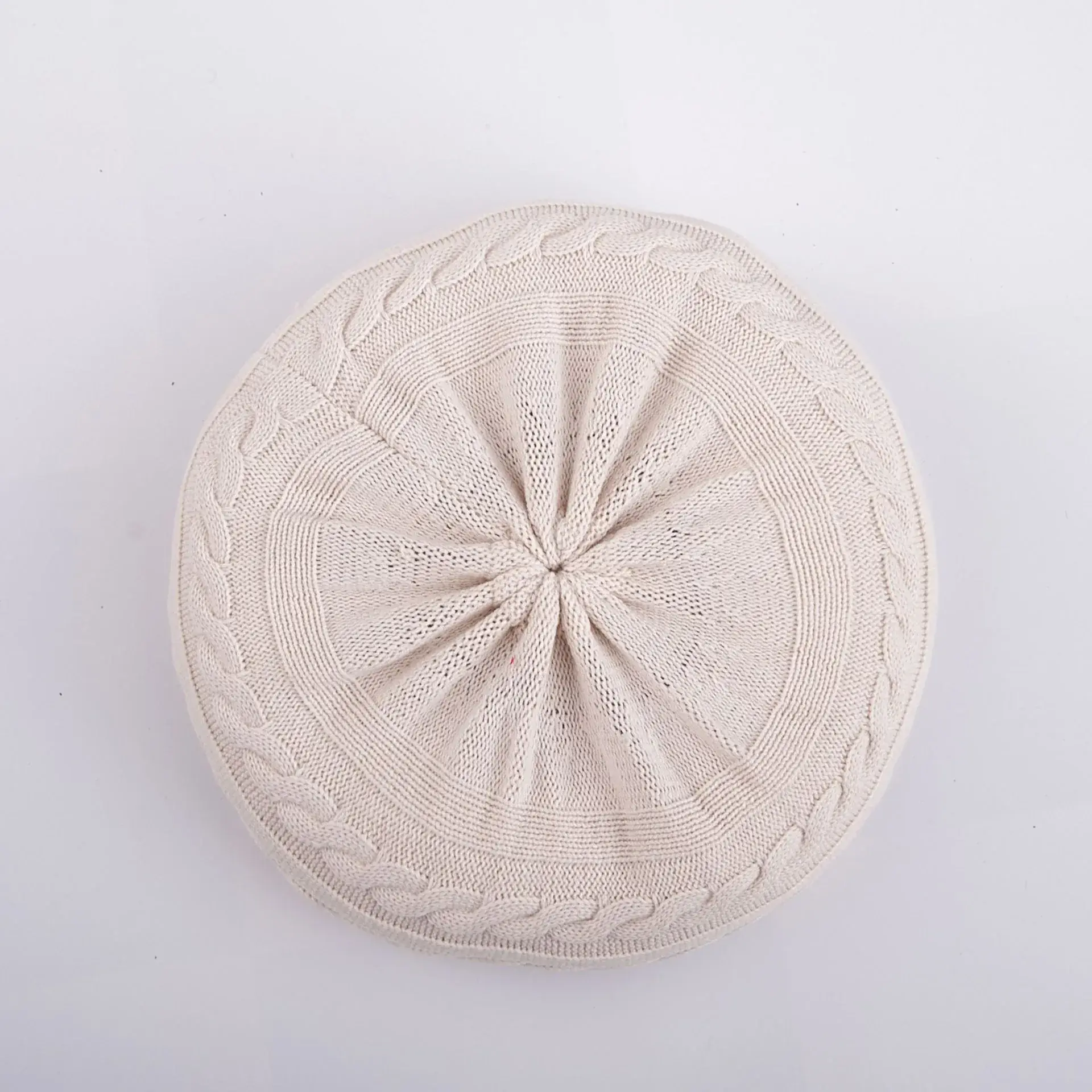 White Round Baby Photo Pillow for Small Sofa - Image 5