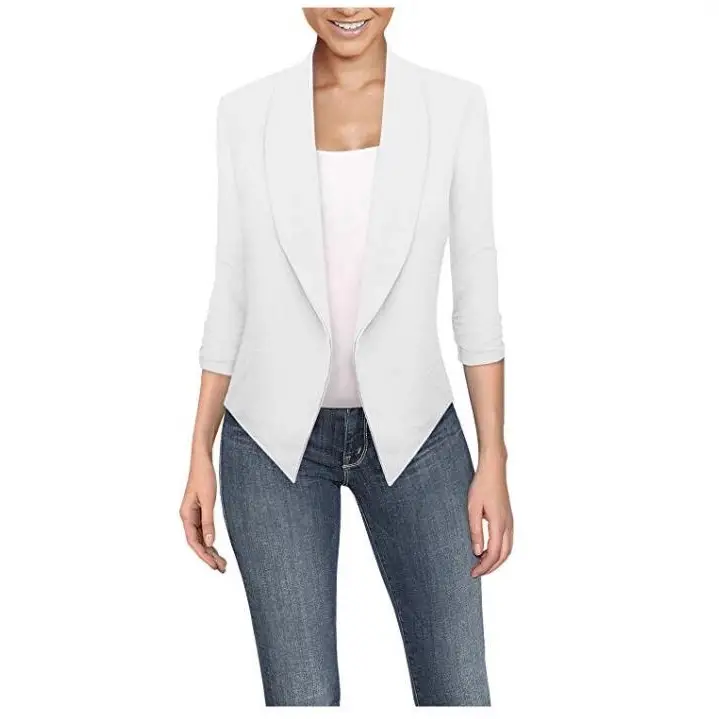 Women Long Sleeve Solid Color Cardigan Suit for Women - Image 20