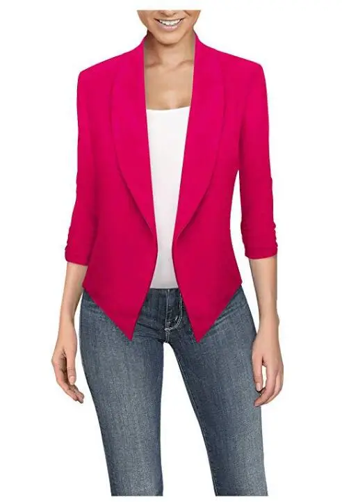 Women Long Sleeve Solid Color Cardigan Suit for Women - Image 16