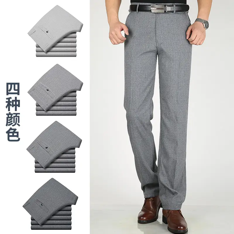 2025 Summer Elastic Waist Casual Pants for Men - Image 9