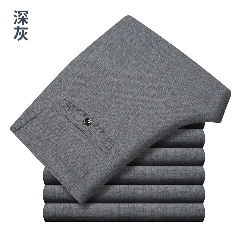 2025 Summer Elastic Waist Casual Pants for Men - Image 3