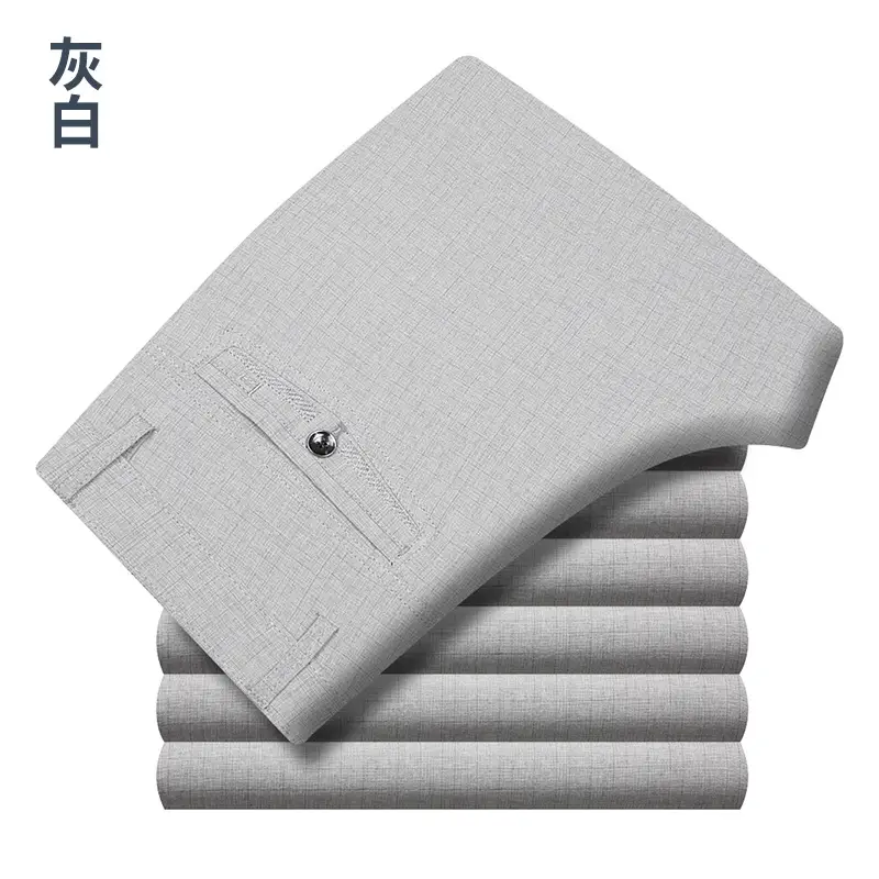2025 Summer Elastic Waist Casual Pants for Men - Image 4