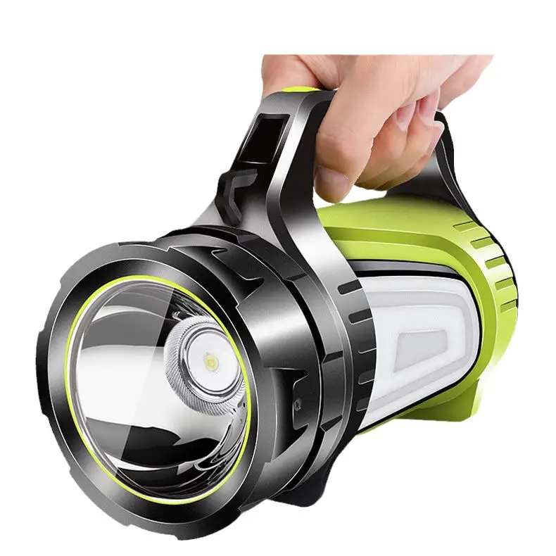 Rechargeable Multi-Use Flashlight Green Black - Image 5