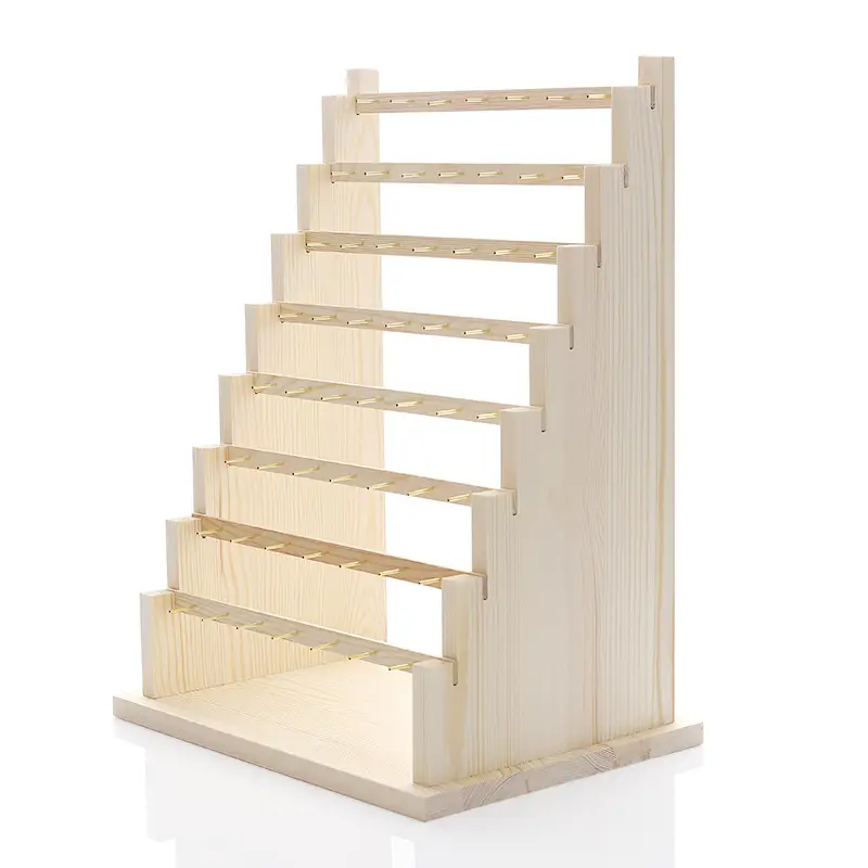 Wooden Multi-Level Earring & Necklace Rack - Image 6
