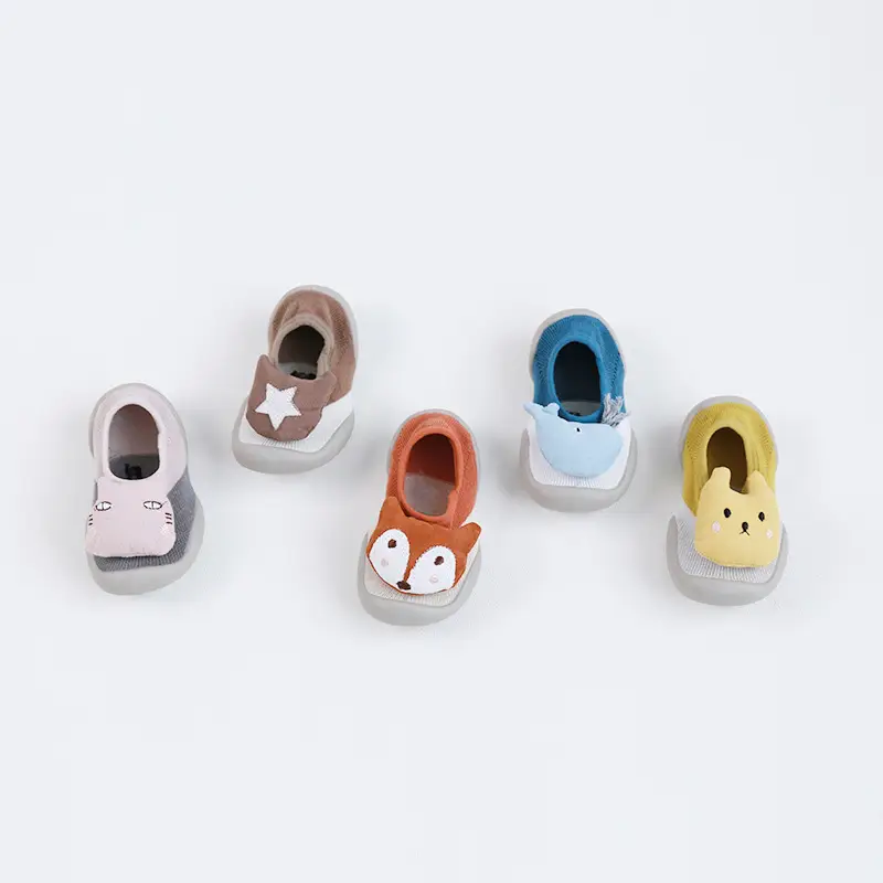 Brown Non-Slip Baby Floor Socks for Toddlers - Image 17