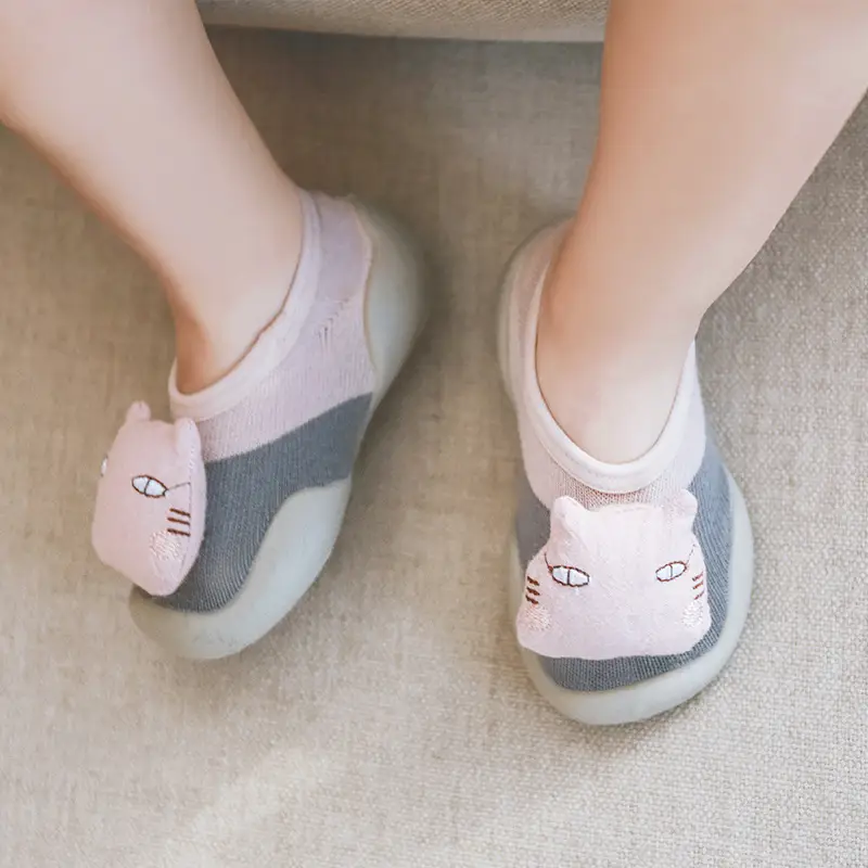Brown Non-Slip Baby Floor Socks for Toddlers - Image 18