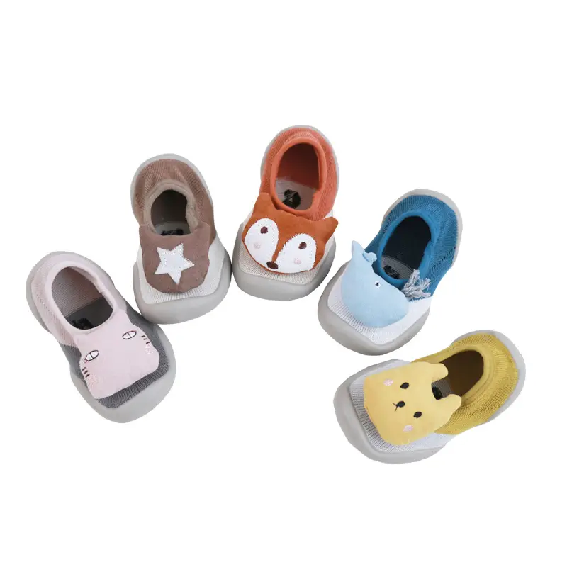 Brown Non-Slip Baby Floor Socks for Toddlers - Image 20