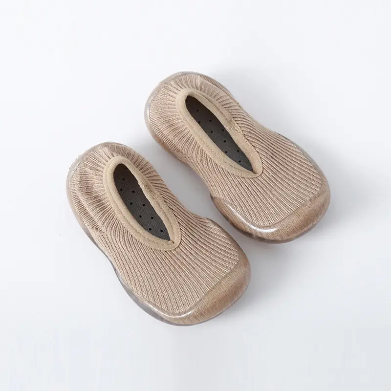Brown Non-Slip Baby Floor Socks for Toddlers - Image 10