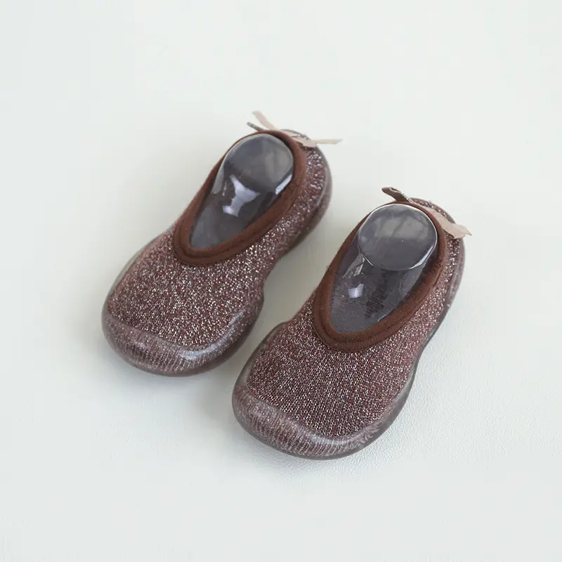 Brown Non-Slip Baby Floor Socks for Toddlers - Image 14