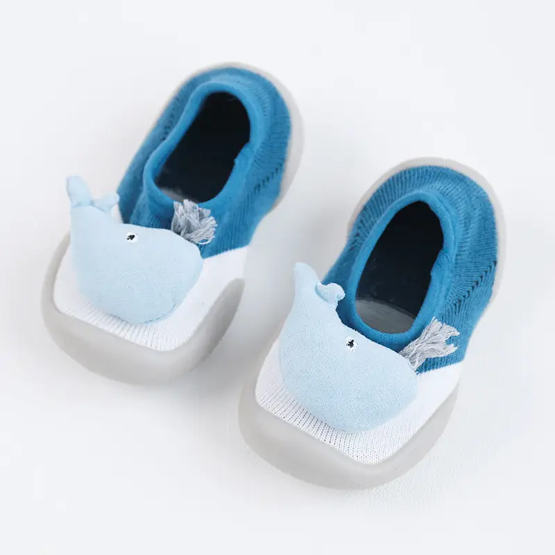 Brown Non-Slip Baby Floor Socks for Toddlers - Image 3