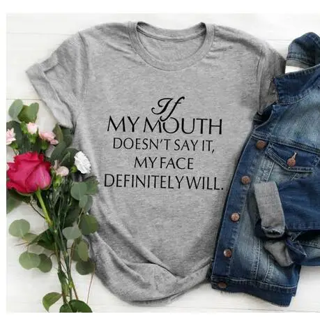 Mymouth T-Shirt Green Cotton Women Short Sleeve
