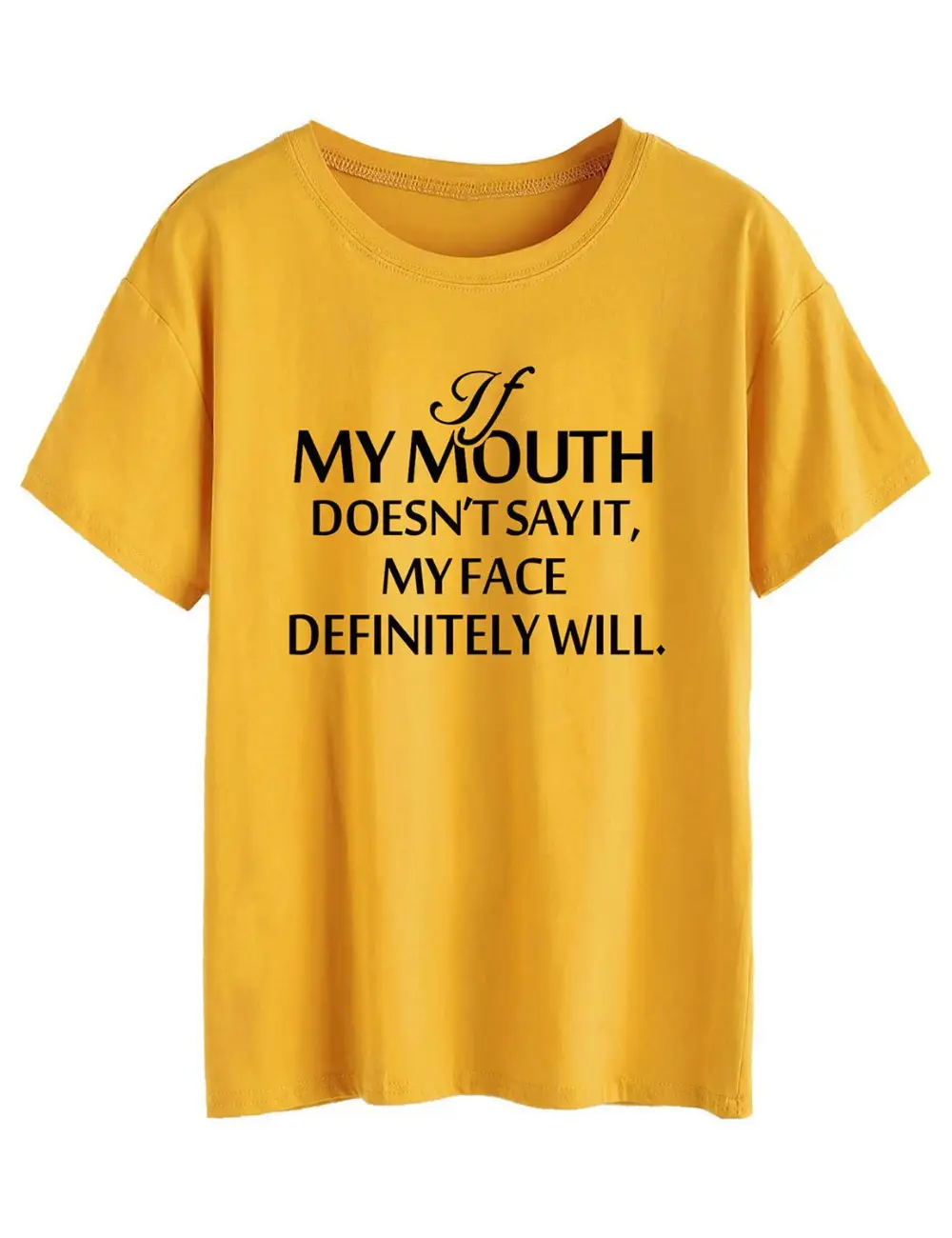 Mymouth T-Shirt Green Cotton Women Short Sleeve