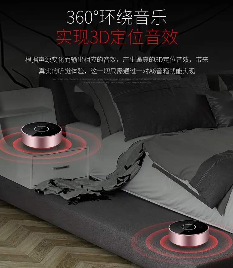 Wireless Mini Bluetooth Speaker with Bass & Touch Controls — feature 5