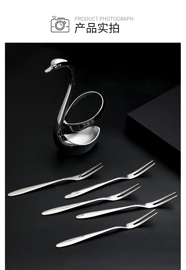 304 Stainless Steel Cygnus Tableware Set Gold 20.5cm — feature 17