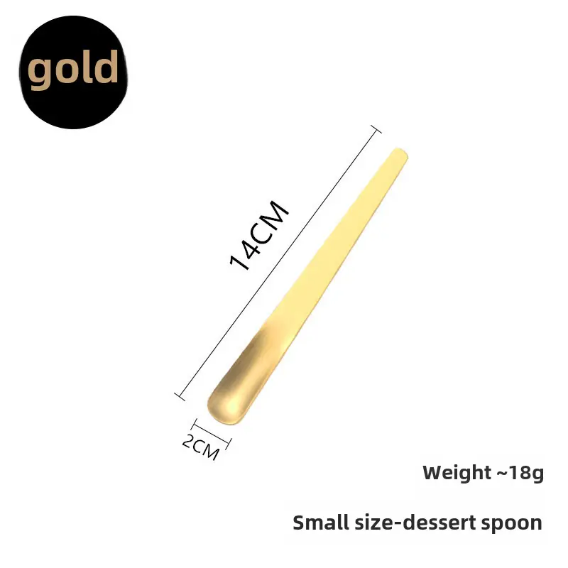 304 Stainless Steel Cygnus Tableware Set Gold 20.5cm
