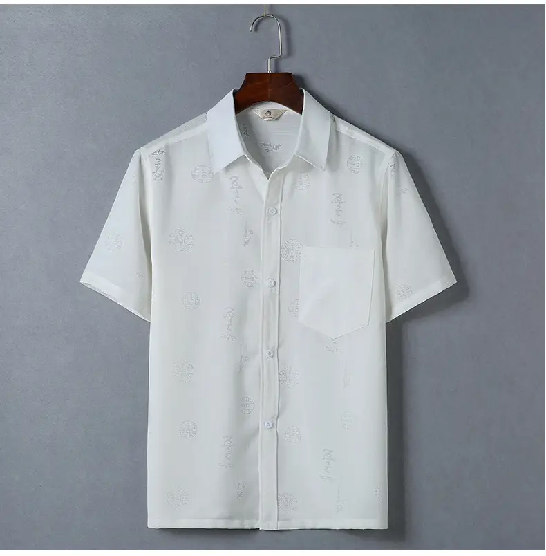 Middle-aged Tang Suit Short Sleeve Linen Chinese Style — feature 8