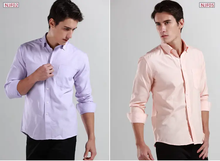 Men's Blue Oxford Shirt with Button Details — feature 51