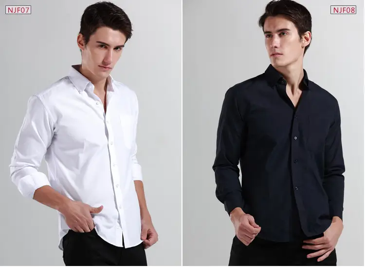Men's Blue Oxford Shirt with Button Details — feature 53