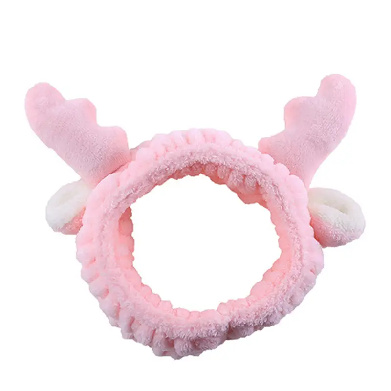 Cute Hair Bands for Women White Pink Brown - Image 2