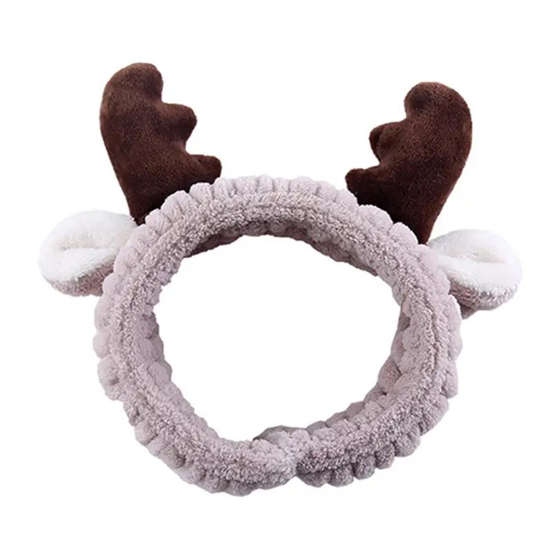 Cute Hair Bands for Women White Pink Brown - Image 3