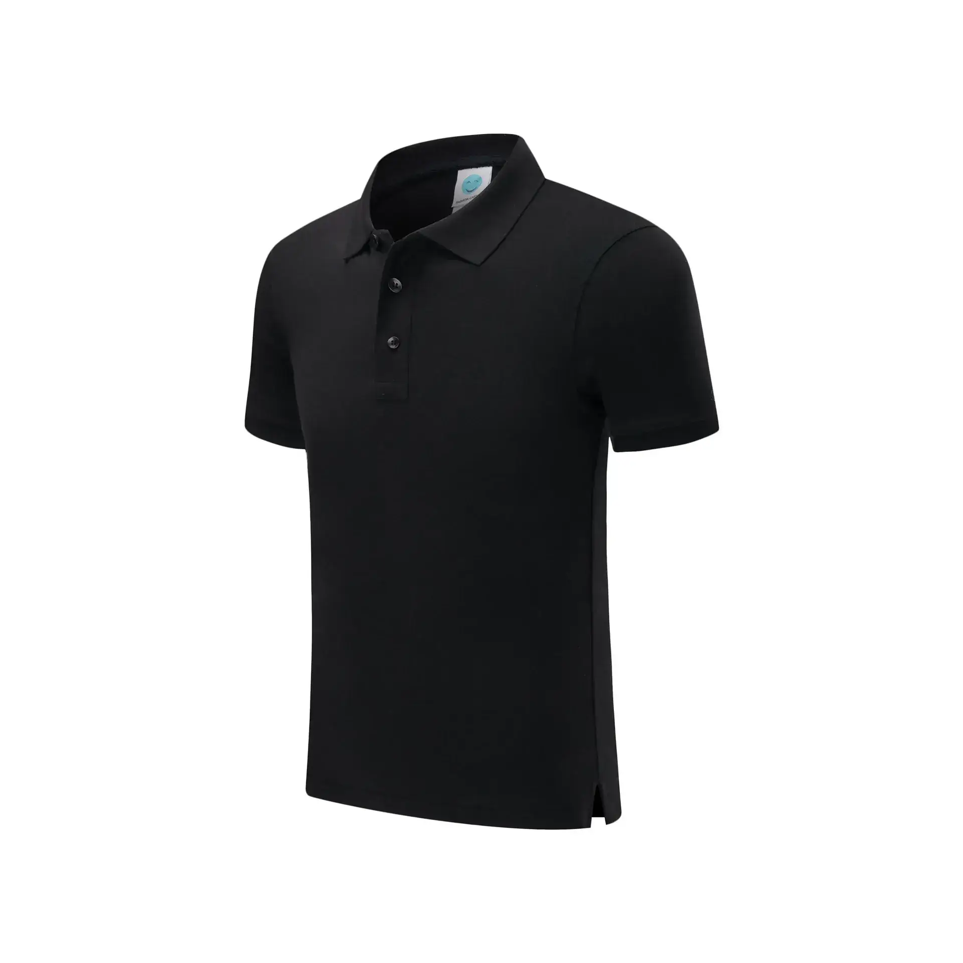 Men White Polo T-Shirt with Logo Print - Image 11
