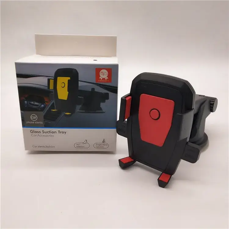 Car Phone Holder with Suction Cup & 360° Angle