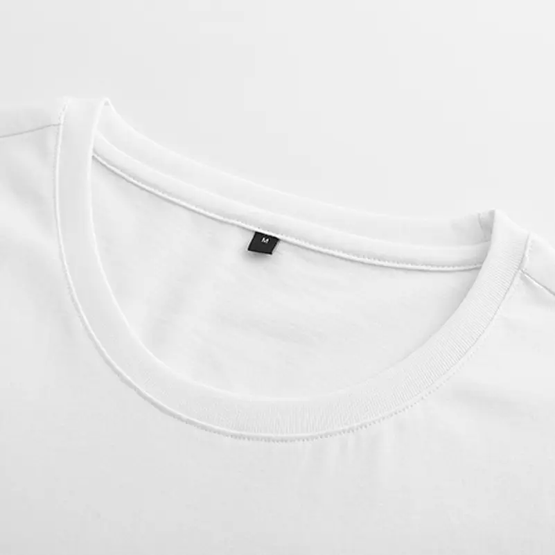 Unisex Cartoon Print Cotton T-Shirt White 2025