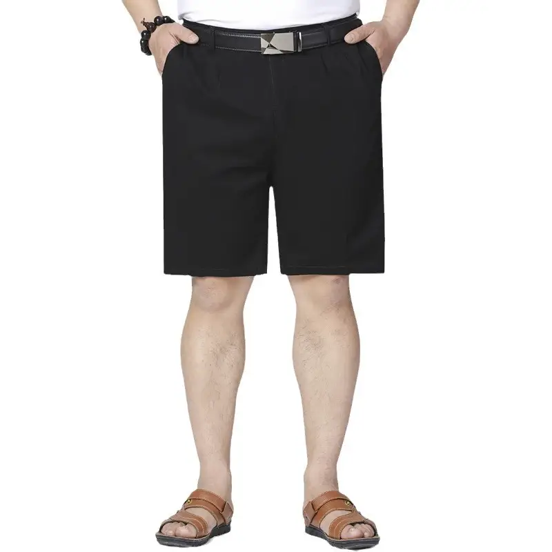 Men Cotton Shorts Plus Size Summer Casual Pants